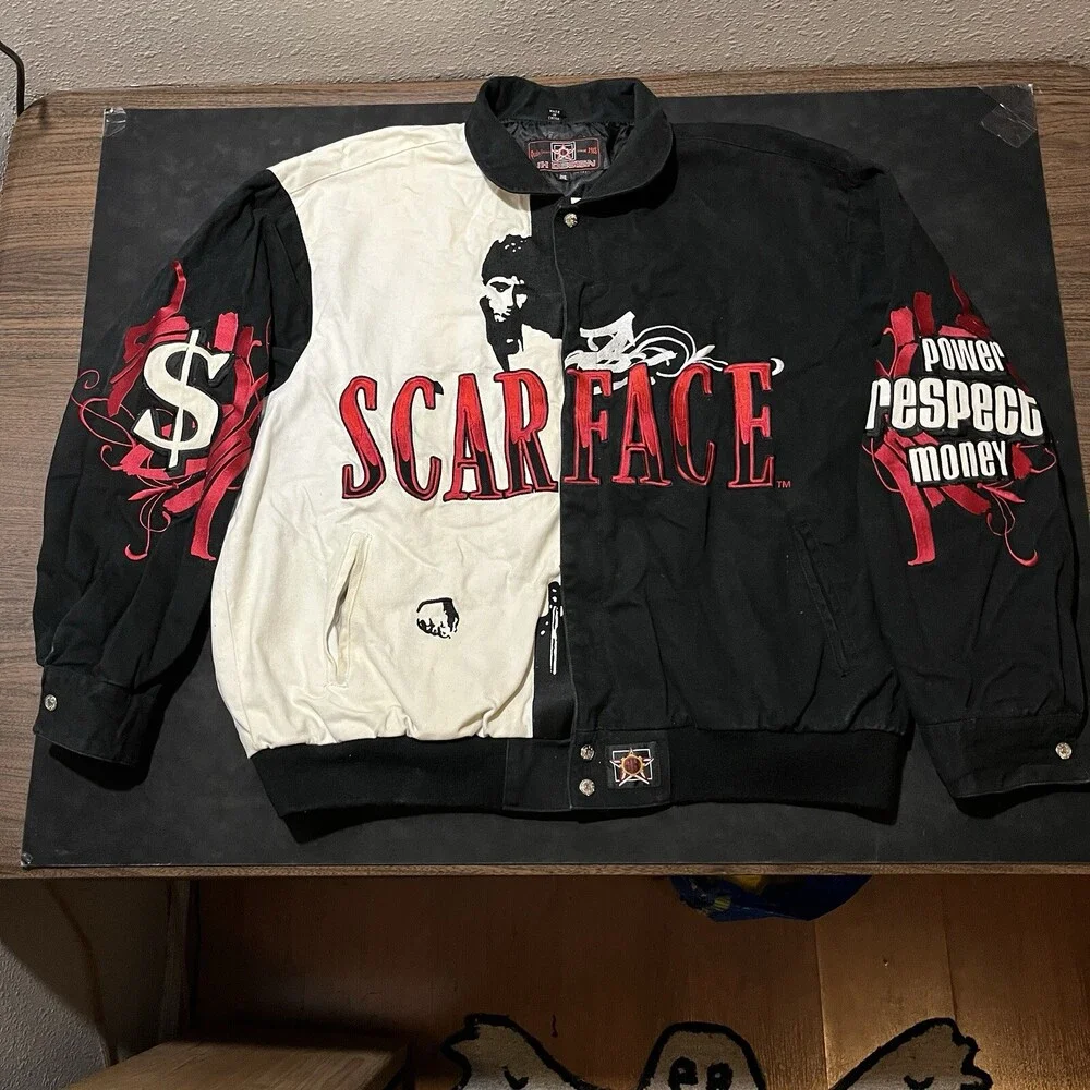 Scarface Jacket The World is Yours Mens 3XL Original JH Design Jeff Hamilton 90s